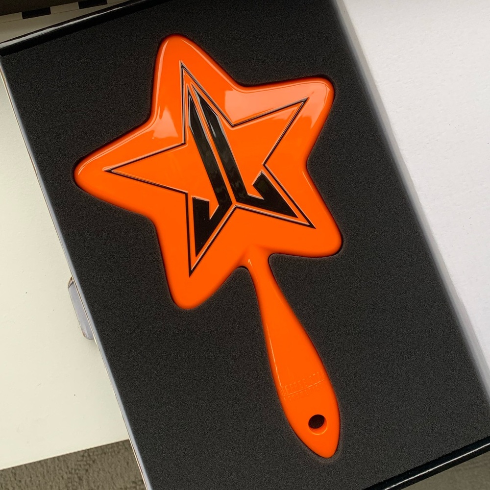 LTE/BNIB Jeffree Star Orange Halloween Hand Mirror